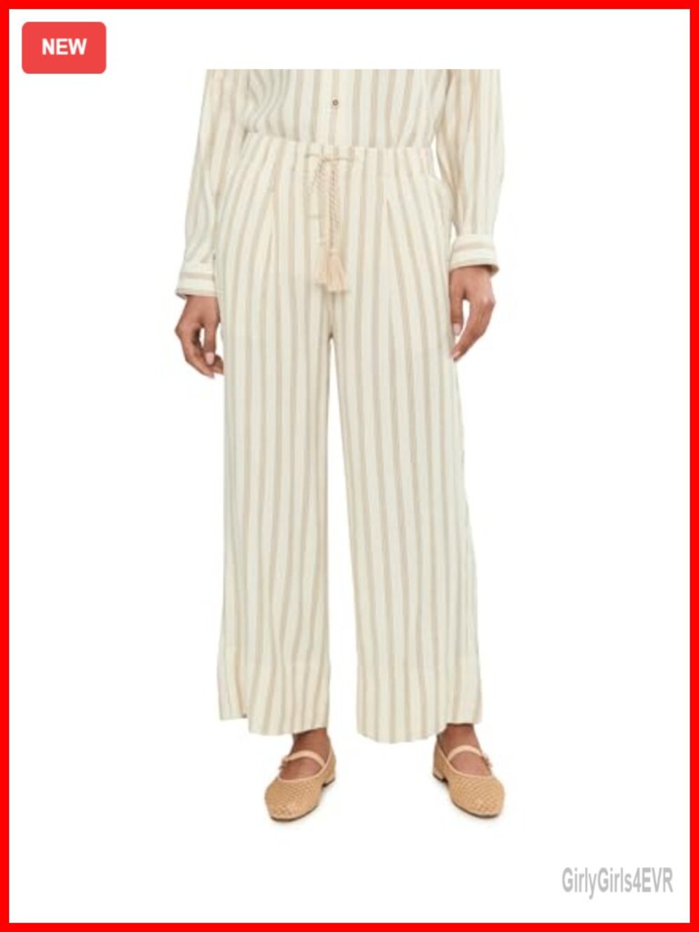 Mid-Rise Pull-On Wide Leg Crop Trouser 26 Inseam Relaxed Fit